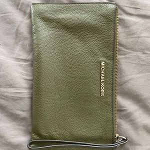 Michael Kors leather wristlette.